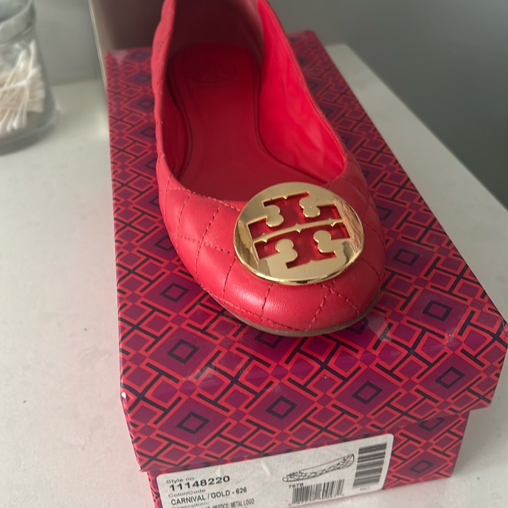Tory Burch classic flats in carnival…
